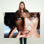 Mila Jovovich Huge Block Giant Wall Art Poster