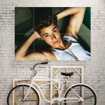 โปสเตอร์ ขนาดใหญ่ นักร้อง Justin Bieber 