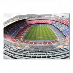 Barcelona FC Camp Nou Stadium Kunstdruck Riesenposter