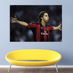 Zlatan Ibrahimovic AC Milan Football Block Giant Wall Art Poster (P-1236)