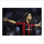 Zlatan Ibrahimovic AC Milan Football Block Giant Wall Art Poster