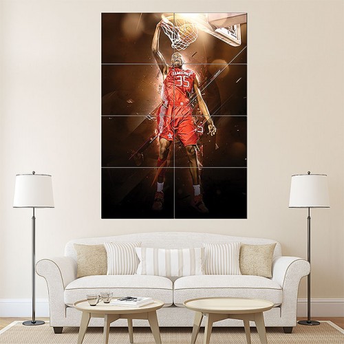 Kevin Durant NBA Basketball Block Giant Wall Art Poster