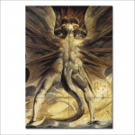 William Blake The Great Red Dragon Kunstdruck Riesenposter 