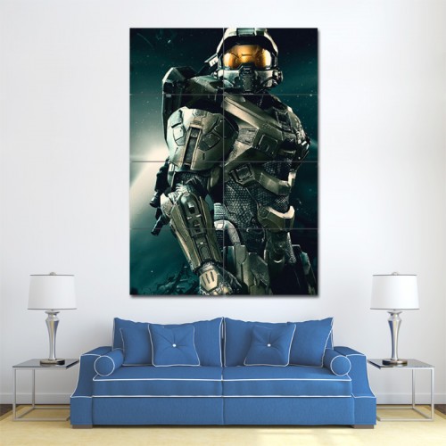 Halo Master Chief Wand-Kunstdruck Riesenposter