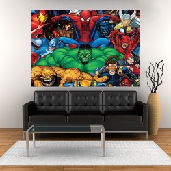 Marvel Heroes Block Giant Wall Art Poster (P-1279)