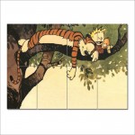 Calvin and Hobbes Comics Block Giant Wall Art Poster