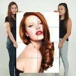 Hollywood-Wellen Frisuren Harre Stylen Friseursalon Kunstdruck Riesenposter