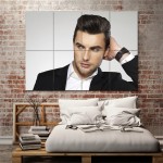 Rockabilly Pompadour Frisur Friseursalon Riesenposter