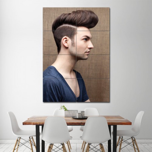 Hipster-Frisuren Harre Stylen  Friseursalon Riesenposter