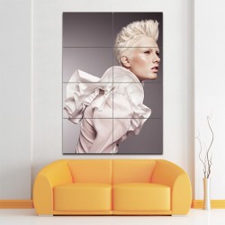 Irokesenschnitt Harre Stylen Frisur Friseursalon Poster Kunstdruck Riesenposter (P-1327)