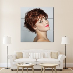 Fransiger Shortcut Hair style Barber Haircuts Block Giant Wall Art Poster (P-1336)