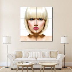 Bob Hairstyles with Bangs Barber Haircuts Block Giant Wall Art Poster (P-1349)