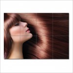 Long HairStyles with Bangs Barber Haircuts Block Giant Poster