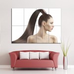 Pferdeschwanz Ponytail Frisuren Friseursalon Riesenposter