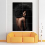 Black Afro Hairstyles Barber Haircuts Giant Wall Art Poster