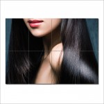 women hair Barber Haircuts Block Giant Wall Art Poster