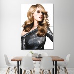 Blond Long Wavy Hairstyle Barber Haircuts Giant Poster