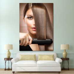 Hair treatment Barber Haircuts Block Giant Wall Art Poster (P-1372)