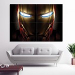 Iron Man Helmet Wand-Kunstdruck Riesenposter