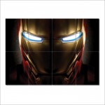 Iron Man Helmet Wand-Kunstdruck Riesenposter