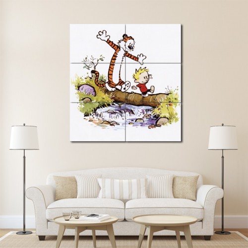 Calvin and Hobbes #7 Block Giant Wall Art Poster 