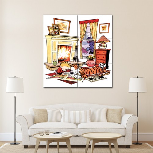 Calvin and Hobbes #8 Block Giant Wall Art Poster