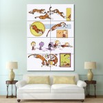 Calvin und Hobbes #9 Wand-Kunstdruck Riesenposter