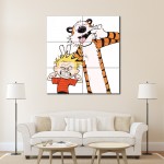 Calvin and Hobbes  Emotion Face Block Giant Wall Art Poster