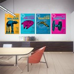 Star Wars Art Wand-Kunstdruck Riesenposter 