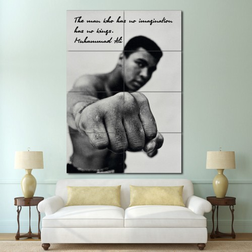 โปสเตอร์ ขนาดใหญ่ คำคม นักมวย มูฮัมหมัด อาลี Muhammad Ali Quote