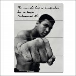 โปสเตอร์ ขนาดใหญ่ คำคม นักมวย มูฮัมหมัด อาลี Muhammad Ali Quote