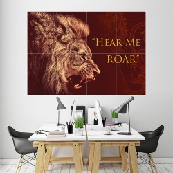 Game Of Thrones House Lannister Block Giant Wall Art Poster (P-1433)