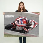 Ducati Motorcycle Motorrad  Bike Race Wand-Kunstdruck Riesenposter