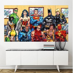 DC Comics Superheroes Wand-Kunstdruck Riesenposter (P-1440)