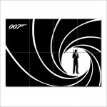 James Bond 007 Wand-Kunstdruck Riesenposter