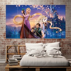 Tangled Rapunzel Wand-Kunstdruck Riesenposter (P-1445)