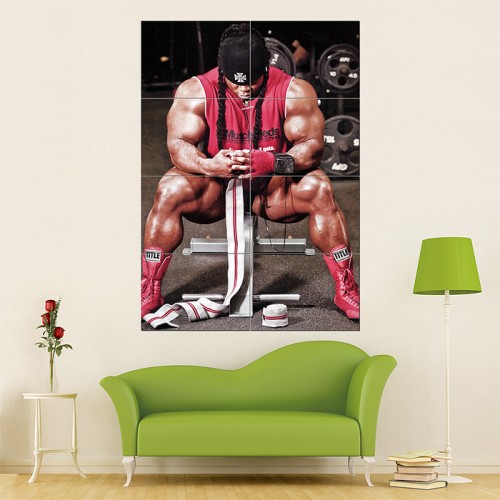 โปสเตอร์ ขนาดใหญ่  ภาพ Kai Greene - after workout