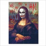 Joker Monalisa Block Giant Wall Art Poster