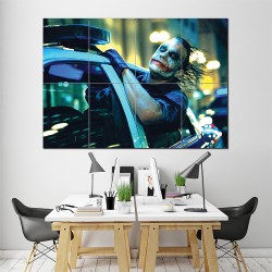 Joker on Police Car Block Giant Wall Art Poster (P-1465)