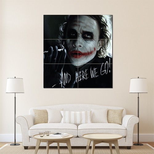 Joker - and Here We Go! Block Giant Wall Art Poster