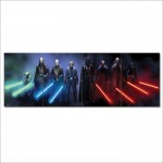 Jedi and Sith Star Wars Wand-Kunstdruck Riesenposter