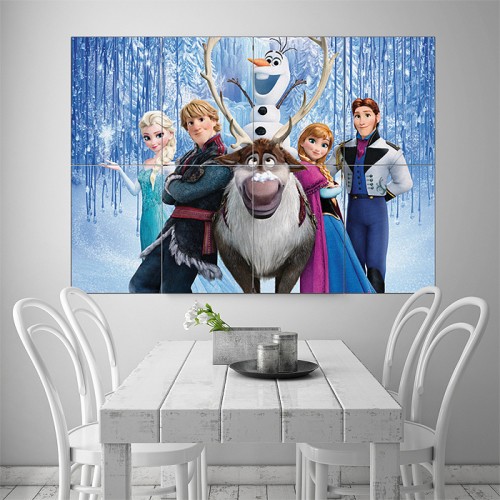 Frozen 2013 Movie Block Giant Wall Art Poster 