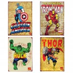 Iron Man, Thor, Hulk, Captain America Wall Art Poster