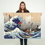 Great Wave on the Great Sea Zelda Kunstdruck Riesenposter