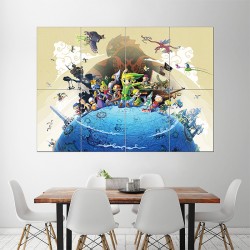 The Legend of Zelda the Wind Waker Wand-Kunstdruck Riesenposter (P-1488)