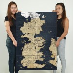 Game of Thrones World Map Block Giant Wall Art Poster