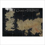 Game Of Thrones World Map Block Giant Wall Art Poster 