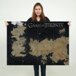 Game Of Thrones World Map Block Giant Wall Art Poster 