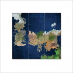 World View Westeros & Essos Block Giant Wall Art Poster