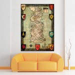 Game of thrones Map Seven Kingdoms of Westeros Giant Wall Art Poster 